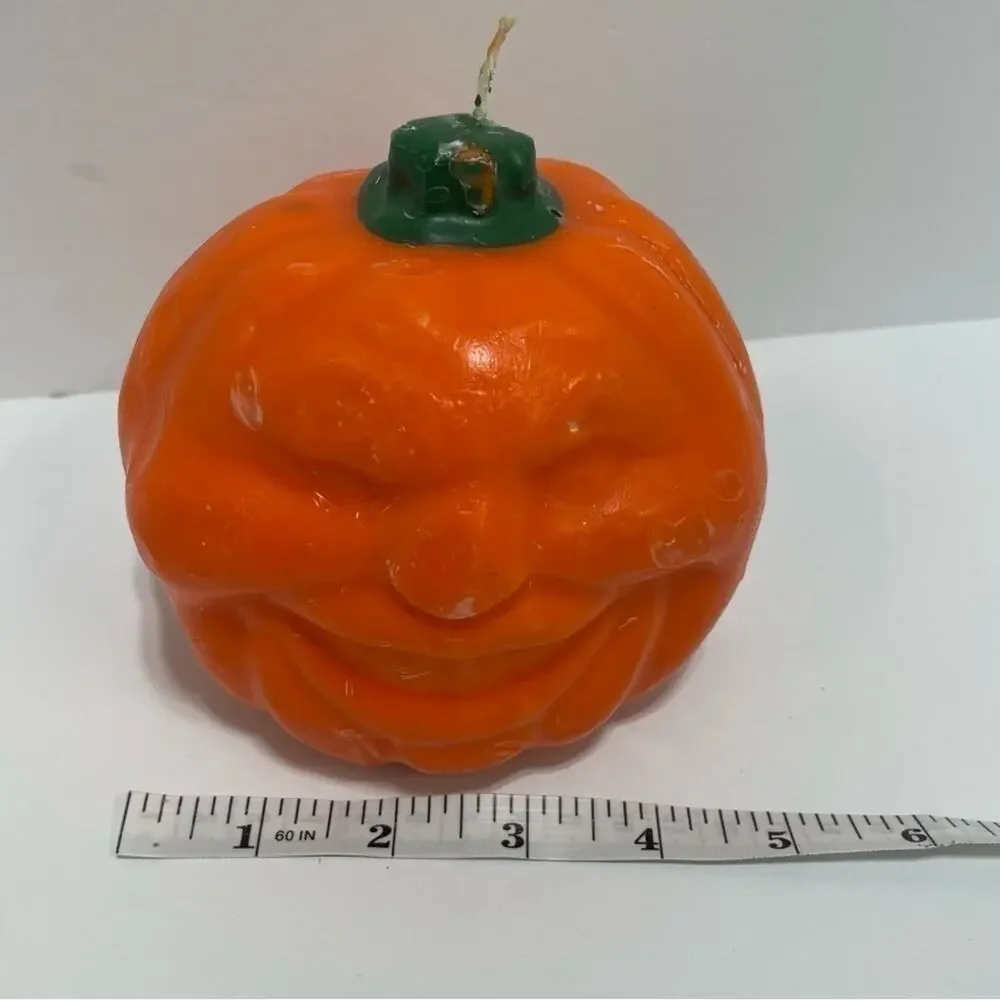Pumpkin Candle jack-o’-lantern Halloween orange